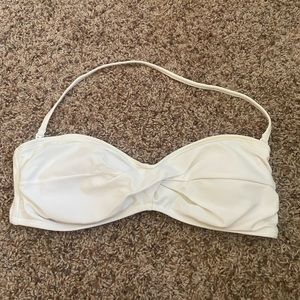Womens white swimsuit top (pads included)